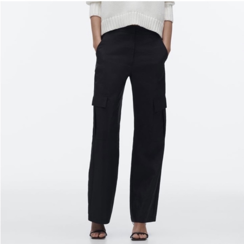 ZARA wide leg cargo jeans - Picture 5 of 6